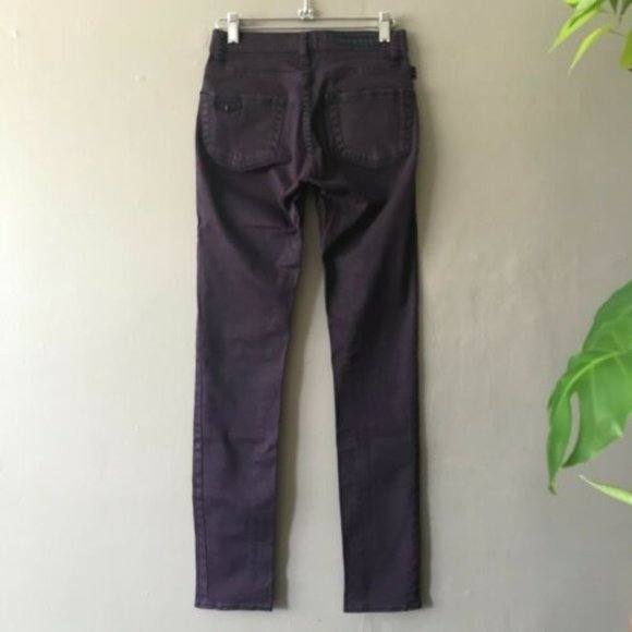 Rock & Republic Berlin purple skinny jeans Sz 0M - Picture 2 of 8